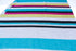 Magenta Turquoise Yellow Black Gray Multi Striped Printed Knit Jersey Fabric 40 Inches in Length  STK00081